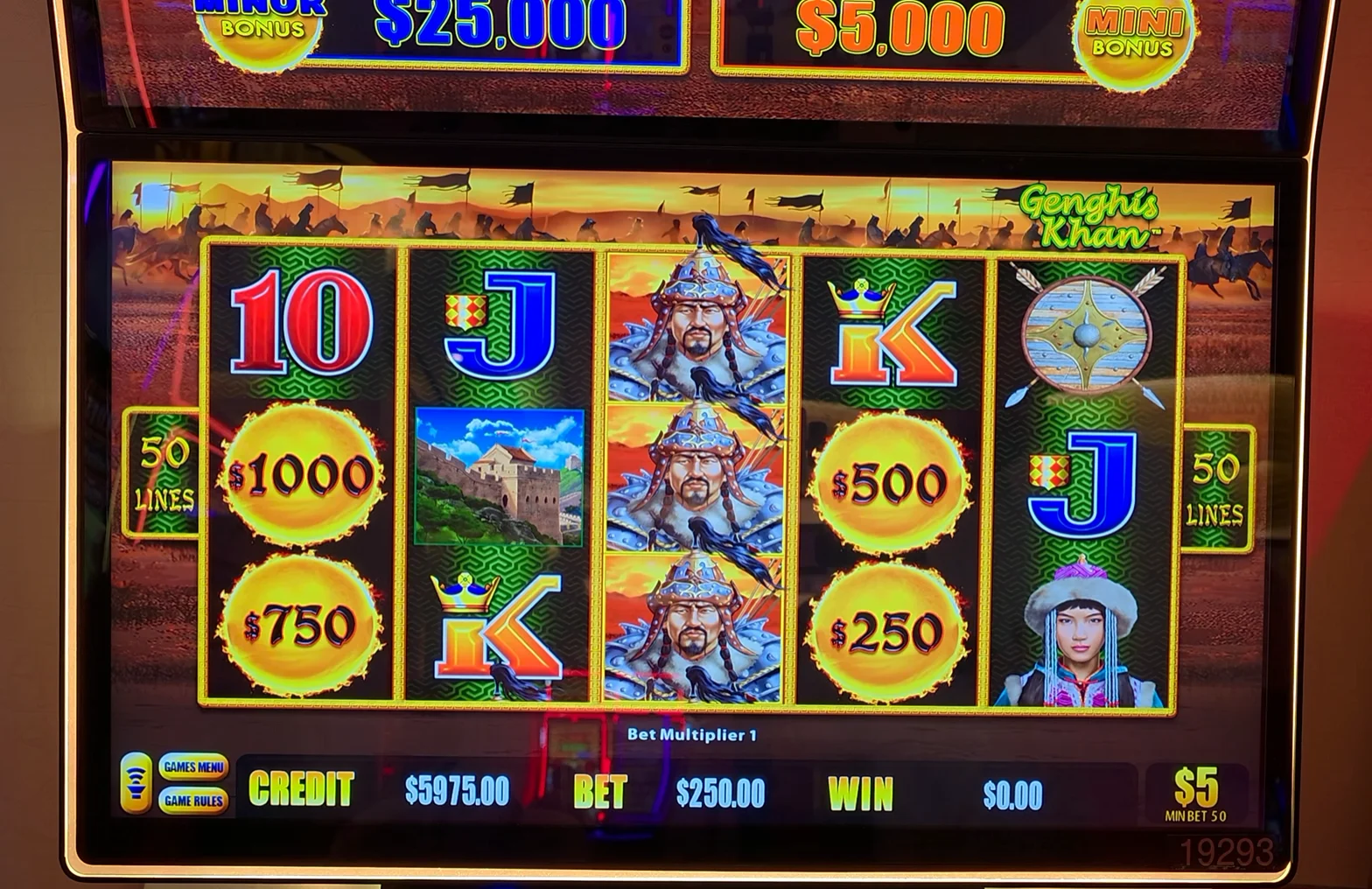 Genghis Khan slot machine